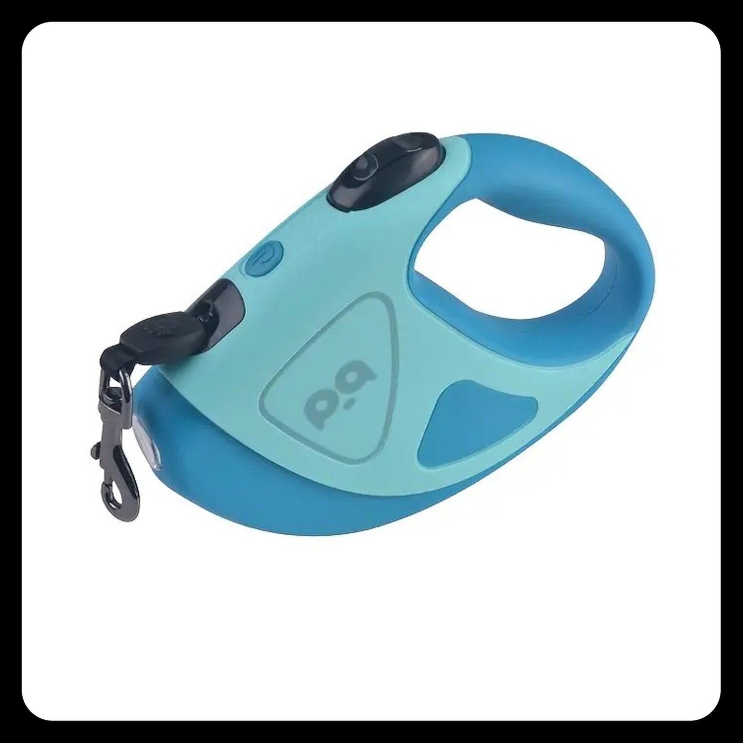 16ft Retractable Dog Leash – For Dogs Up to 110LB | Non-Slip Grip | 360° Tangle-Free | LED Light