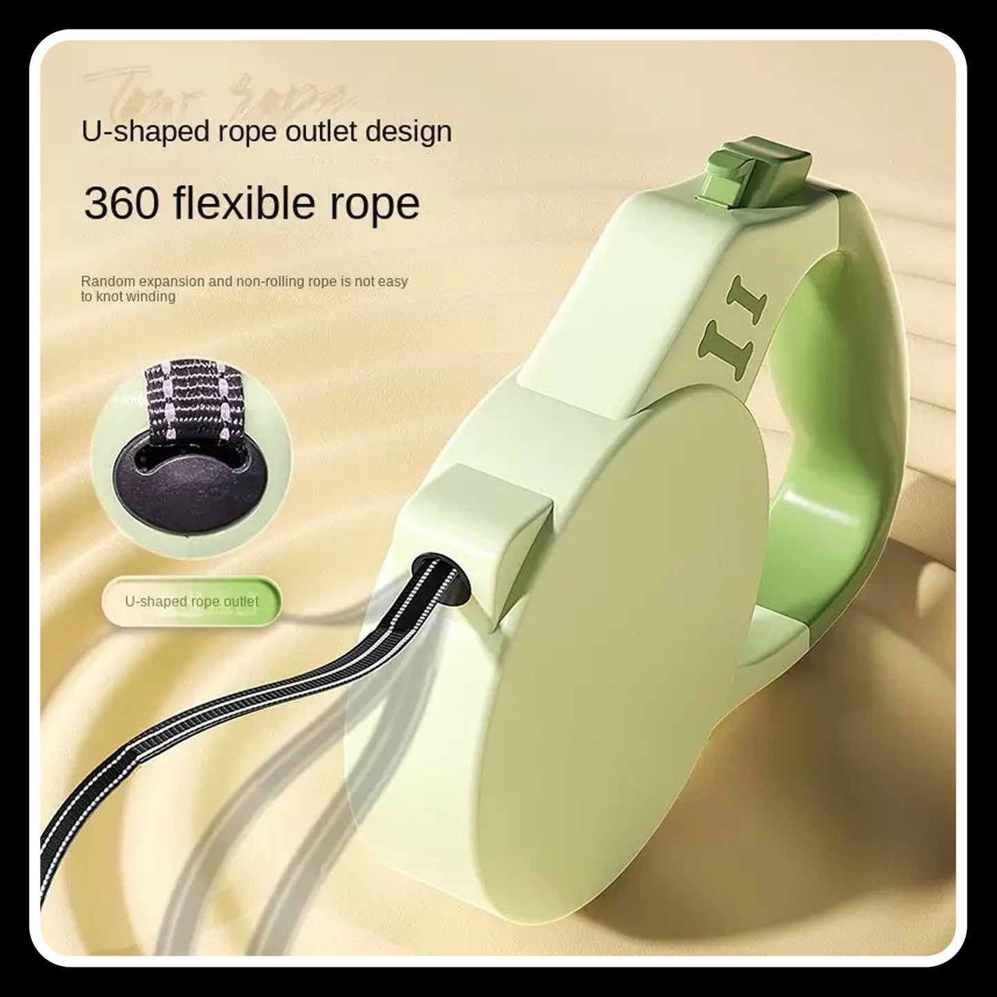 Retractable Dog Leash for Small to Medium Breeds – Durable ABS & Comfort Grip Handle