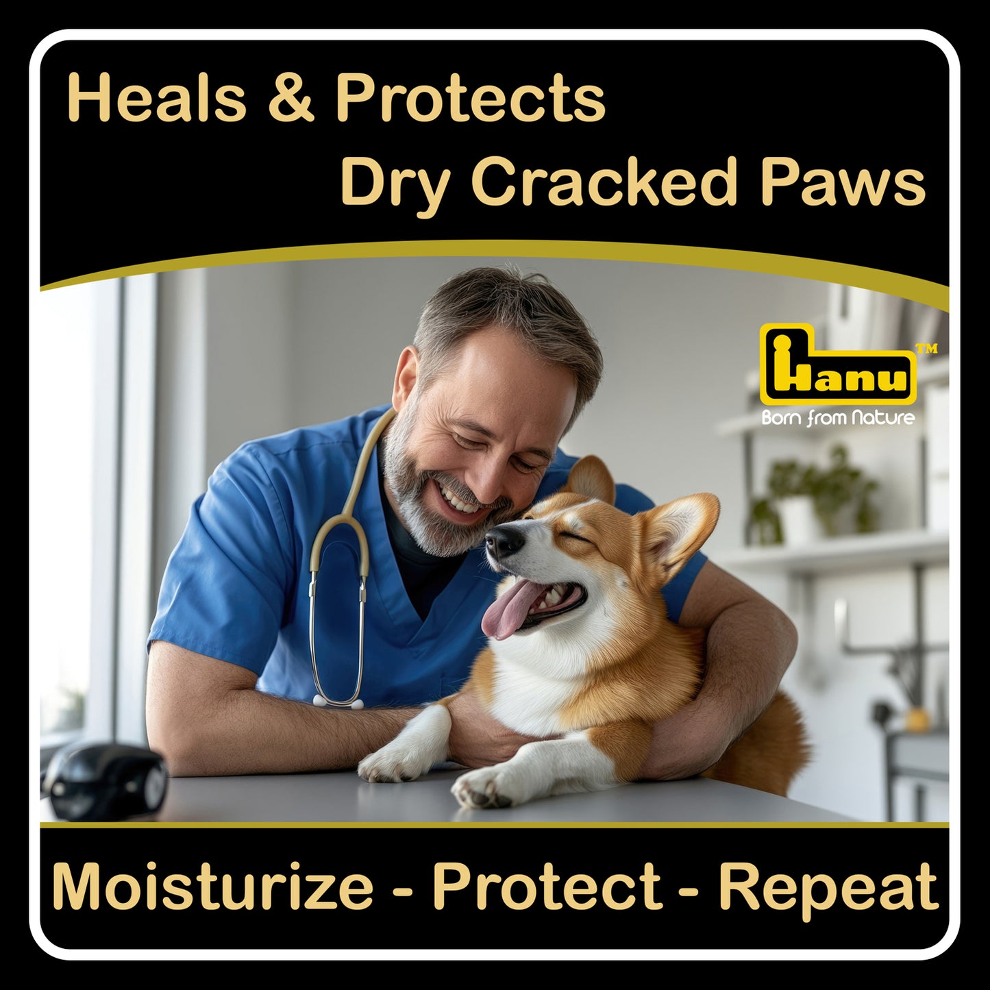 Hanu Avocado Paw Balm – Natural Protection & Soothing Relief for Dry, Cracked Paws