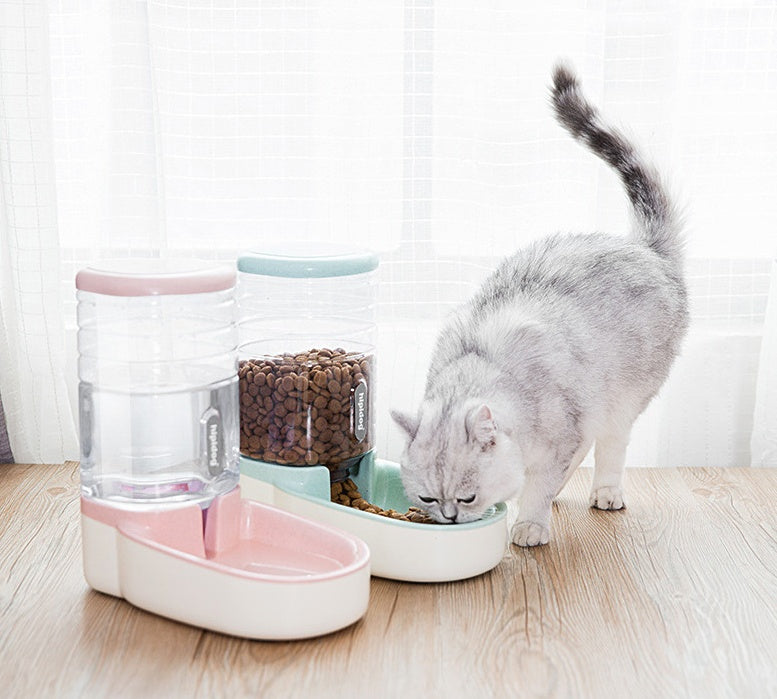 Pet Dog Automatic Feeder & Drinking Fountain – All-in-One Feeding Solution