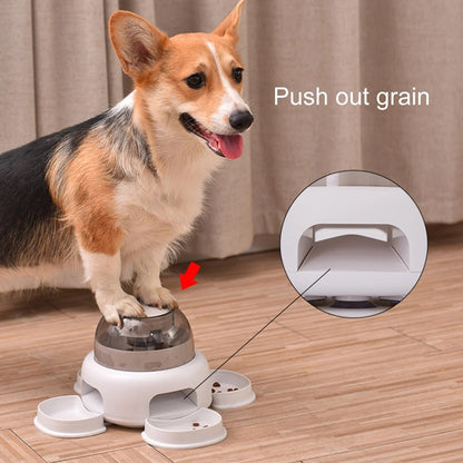 Dog Press Leakage Food Feeder – Automatic Pet Feeder Dispenser