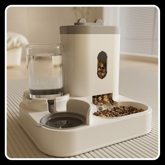 Automatic Cat Feeder & Dog Bowl – Food and Water Dispenser for Pets