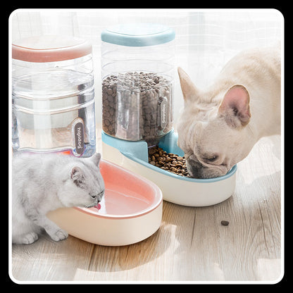 Pet Dog Automatic Feeder & Drinking Fountain – All-in-One Feeding Solution