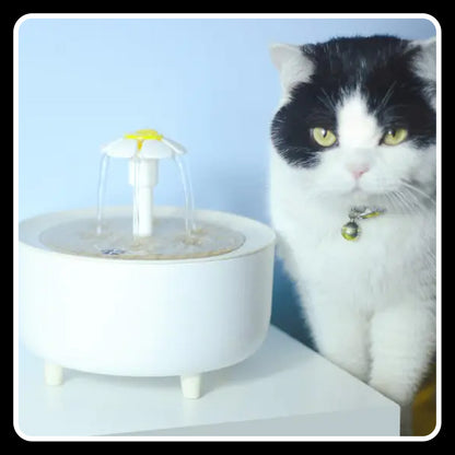 Pets Water Fountain with Auto Filter Feeder – USB Electric Mute Cat Drinker Bowl (1200mL)