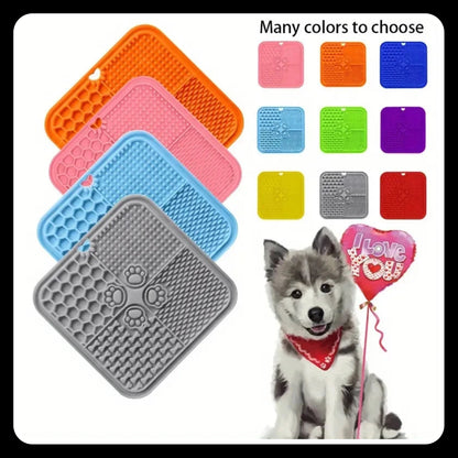 Silicone Licking Pad for Pets – Fun, Relaxation, and Healthy Treats for Dogs & Cats