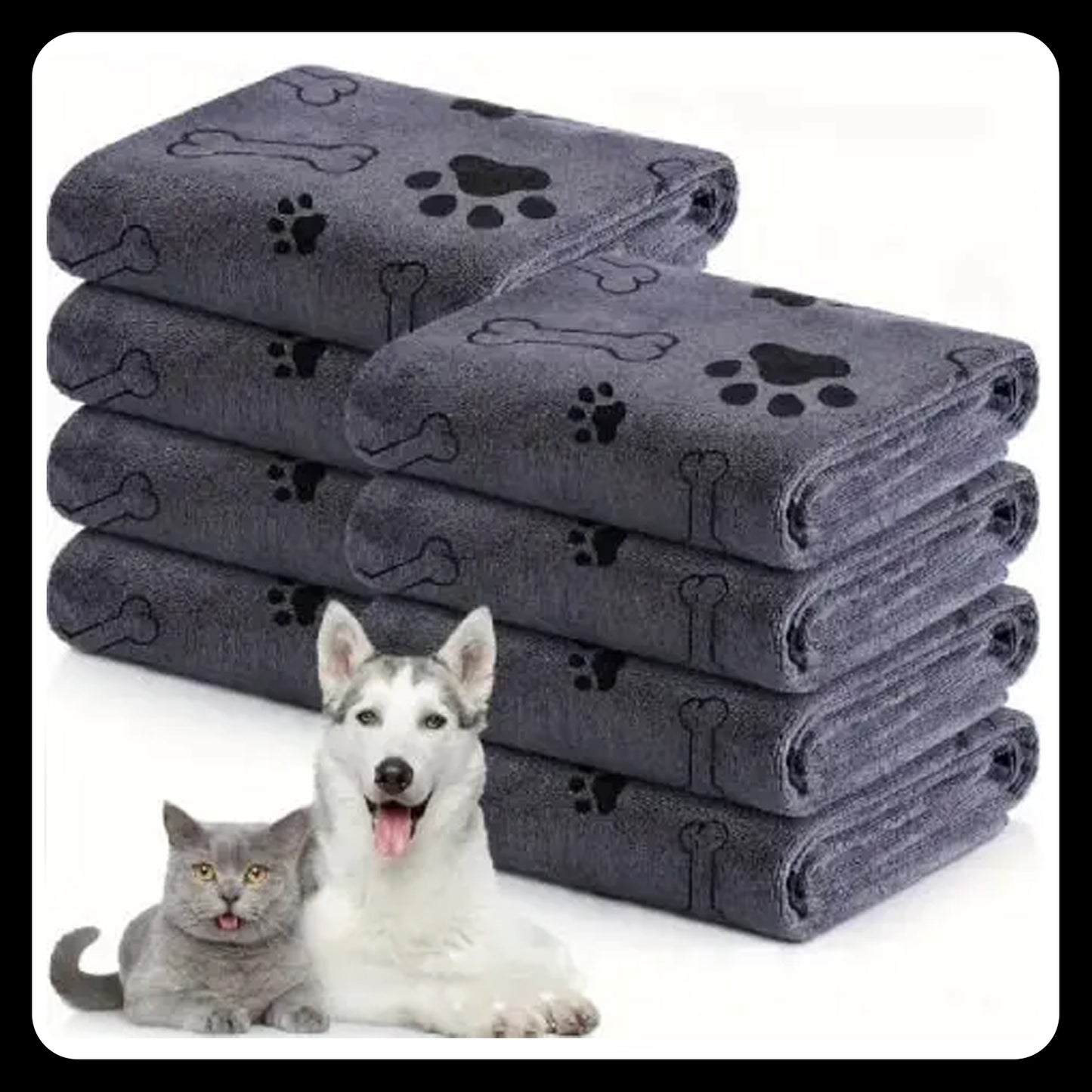 Dog Cat Pet Towel – Soft & Absorbent Towel for Pets