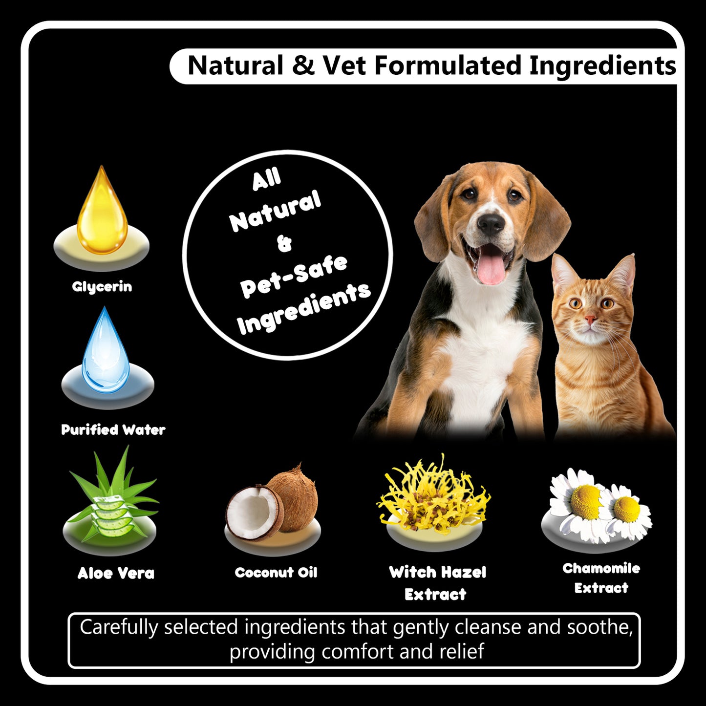 Hanu Ear Finger Wipes for Pets - Gentle Grooming & Ear Cleaning