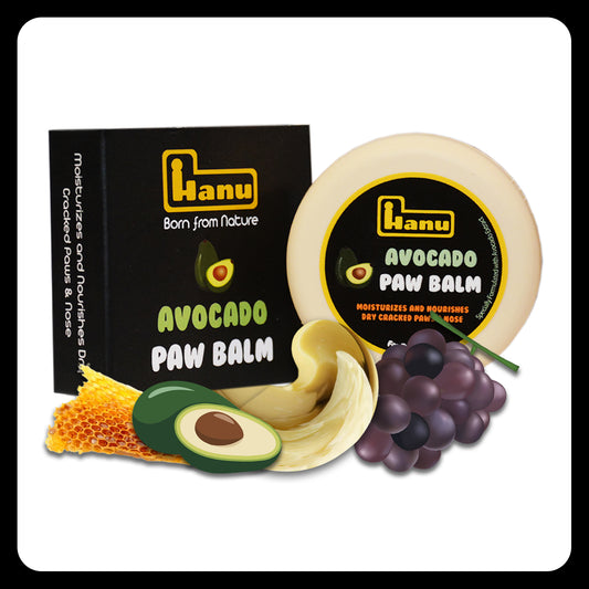 Hanu Avocado Paw Balm – Natural Protection & Soothing Relief for Dry, Cracked Paws