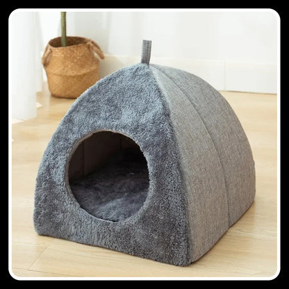 Triangle Pet Nest – Cozy Closed Bed for Deep Sleep