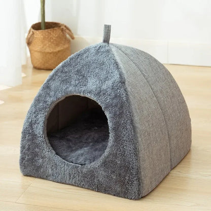 Triangle Pet Nest – Cozy Closed Bed for Deep Sleep