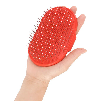 Pet Bath Brush - Rubber Glove Grooming Comb for Dogs & Cats, Hair Removal & Massage Tool