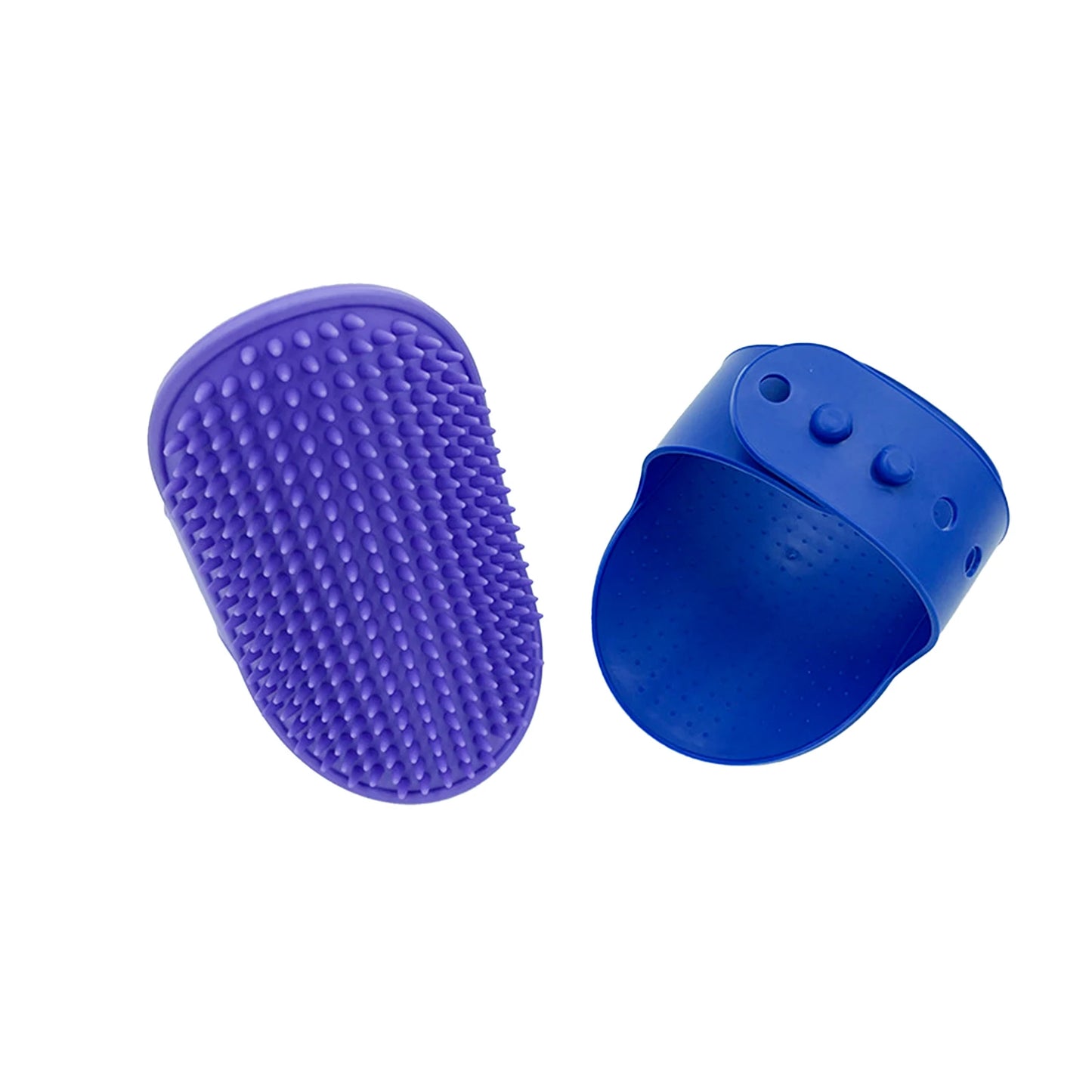 Soft Silicone Dog Bath Brush - Cat Washing Glove, Hair Fur Removal Comb, Pet Grooming Massage Cleaning Scrubber