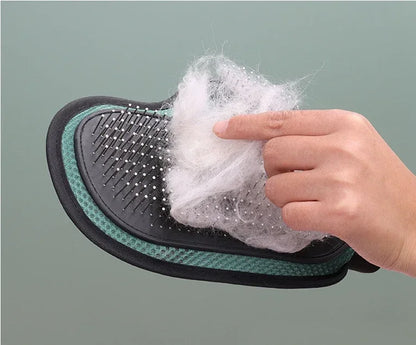 Pet Grooming Glove - Dog & Cat Hair Removal Brush, Dog Fur Shedding Glove, Bathing Comb & Massage Tool