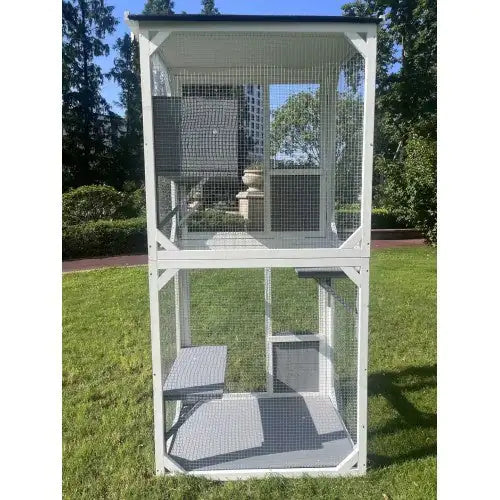 Outdoor Indoor Cat Pet Climbing Frame Game Cage Cute Large Space