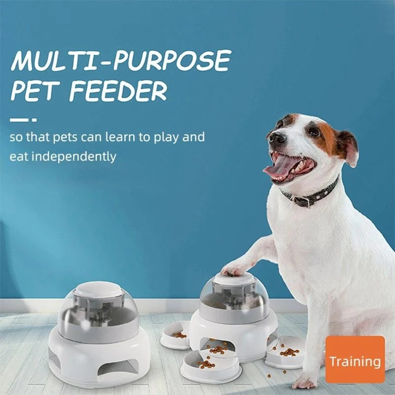 Dog Press Leakage Food Feeder – Automatic Pet Feeder Dispenser