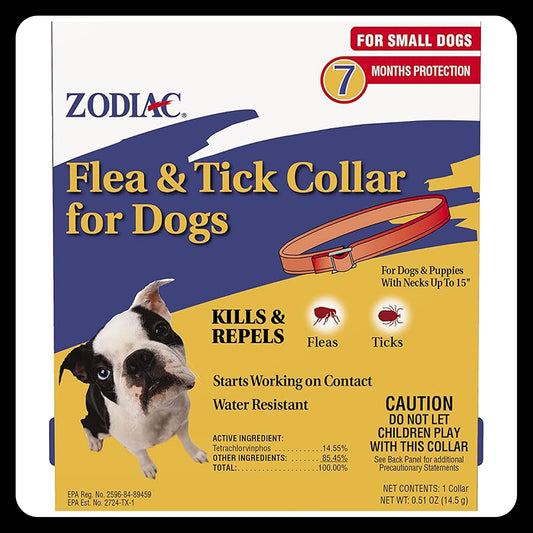 Zodiac Flea and Tick Collar for Small Dogs