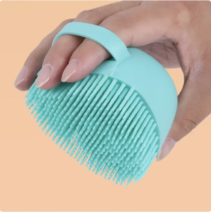 Silicone Dog Cat Bath Brush – Gentle Massage & Deep Cleaning for Pets